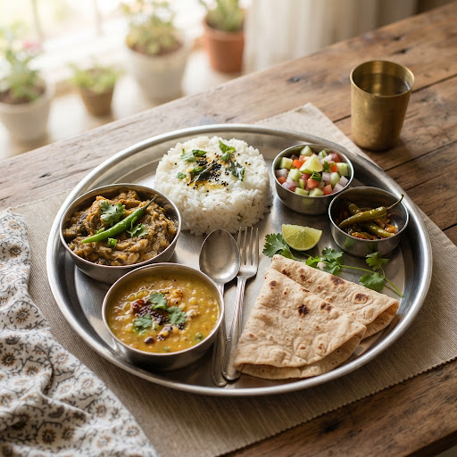 Everyday Comfort vegetarian thali