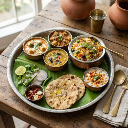 Royal Fusion vegetarian thali